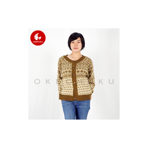 Fuji Knit Terry Cardigan-Material Premium Estilo Casual Temporada de otoño Suministro ODM Tela transpirable Versátil para cualquier ocasión - Product Image 3