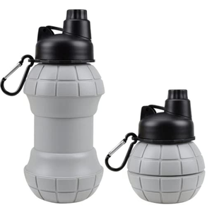 Bouteille d'eau de voyage en silicone pliable de 18 oz - Product Image 4