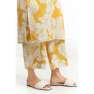Conjunto de 2 Piezas para Mujer, Estilo Casual, Color Beige, Textura Dobby, Estampado, Talla XS/XS, Largo por Encima de la Rodilla, Tela Crepé, para Primavera/Verano - Product Image 4