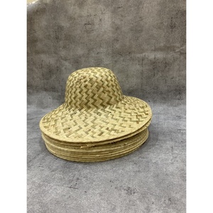 Sombreros de paja de algas marinas redondos grandes tejido sombrero de paja hecho a mano para la playa a precio competitivo - Product Image 6