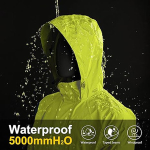 Veste de pluie imperméable avec logo personnalisé pour hommes Prix de gros Style de rue pour l'hiver téléchargé par Dress Sports - Product Image 4