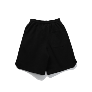 Short d'été pour hommes, mode de rue, personnalisé 100% coton 370 grammes, taille élastique, motif chaud de haute qualité - Product Image 2