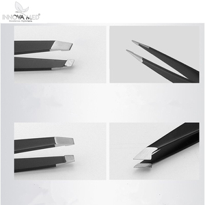 อุปกรณ์กำจัดขนบนใบหน้าสเตนเลสสตีล,แหนบถอนคิ้วแบบกำหนดเองคุณภาพดีเครื่องมือที่คิดค้น - Product Image 5