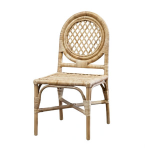 Chaises de salle à manger en rotin <span class=keywords><strong>Louis</strong></span> <span class=keywords><strong>XVI</strong></span> pour hôtels de luxe, restaurants et cafés, avec dossier en cannage, idéales pour les mariages - Product Image 1