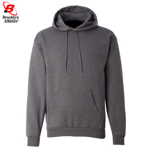 Armey Pull à capuche d'hiver pour homme à manches longues NOUVEAU matériau surdimensionné en polyester/coton teint uni - Product Image 3