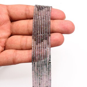 AAA + gris spinelle pierres précieuses 2mm-2.50mm Rondelle perles à facettes gris naturel multi spinelle pierres précieuses perles en vrac pour bijoux - Product Image 4