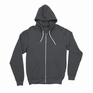 Sudadera con capucha de algodón ecológico de moda para hombre con cremallera, logotipo personalizado, tela transpirable, ropa al por mayor OEM de Bangladesh - Product Image 3