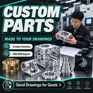 Pièces usinées CNC en acier inoxydable sur mesure, composants de précision, tournage, fraisage, fournisseur de services de fabrication OEM pour l'industrie - Product Image 5