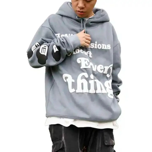 2025 Haute Qualité Puff Impression Hoodie Fabricant Hoodies Personnalisé 3D Logo Puff Print Hoodies Haute Qualité Pas Cher Prix - Product Image 3