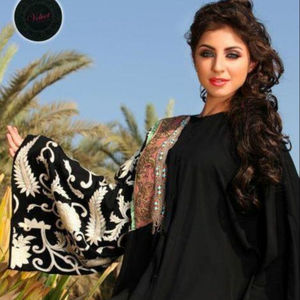 Abaya Islamique pour Femme avec Broderie à la Machine, Meilleur Tissu Nida - Product Image 1