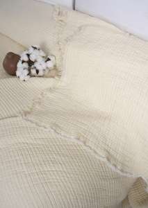 Couverture légère en mousseline de coton 100 % super douce, tissée quatre saisons, 7 couches de gaze, certifiée Oeko-Tex, écologique, lavable en machine - Product Image 2