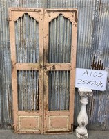 Porte en bois vintage Jali avec couleur personnalisée, décoration de Noël pour salon, artisanat Kamal, fabriqué dans [lieu de fabrication]
