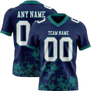 Camisetas de Fútbol Americano Personalizables Profesionales - 100% Poliéster, Impresión Digital, Bordado, Secado Rápido, Mangas Cortas, Personalizadas - Product Image 4