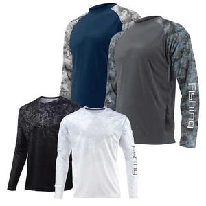 OEM personalizado de alta calidad Upf50 + RTS camisas de pesca de rendimiento de manga larga de secado rápido UV humedad transpirable lona invierno - Product Image 1
