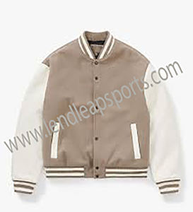 Vente en gros de vestes élégantes pour hommes de la NFL pour l'hiver vestes de collège Varisty de baseball avec logo personnalisé avec col montant Position avant - Product Image 4