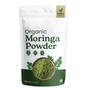 Poudre de feuilles de Moringa 100% pure OEM/ODM, riche en vitamines A, C, fer, qualité alimentaire supérieure, pour la santé des hommes et des femmes - Product Image 1