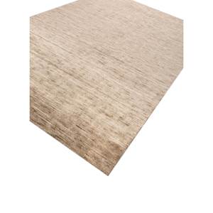 พรมขนสัตว์ทำมือสีเบจและสีน้ำตาลลายเส้น ขนาดใหญ่ 9x12 ฟุต รูปทรงสี่เหลี่ยมผืนผ้า เหมาะสำหรับห้องโถงหรือห้องนั่งเล่น-Hwl-200 - Product Image 2