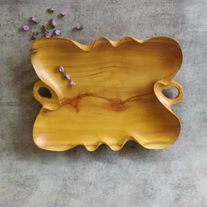 BANDEJA IMPRESA NO DE MADERA LA MEJOR CALIDAD TALLADA Forma cuadrada disponible y artesanía de la India mejor muestra Venta caliente - Product Image 1