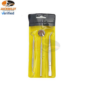 Kit d'examen dentaire manuel en acier inoxydable de haute qualité et ensemble de soins bucco-dentaires avec instruments dentaires - Product Image 2