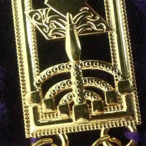 Collares de cadena masónicos de alta calidad hechos a medida Regalia Gold Lodge Collares de cadena masónica chapados en oro - Product Image 4