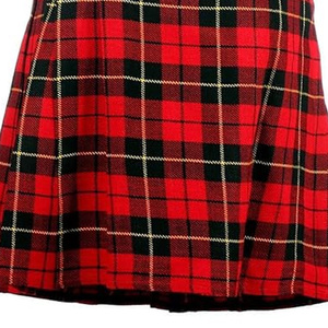 2025 vente en gros dames écossais 20 pouces longueur au genou Kilt en cuir Wallace boucle flatteur coupe jupe - Product Image 4