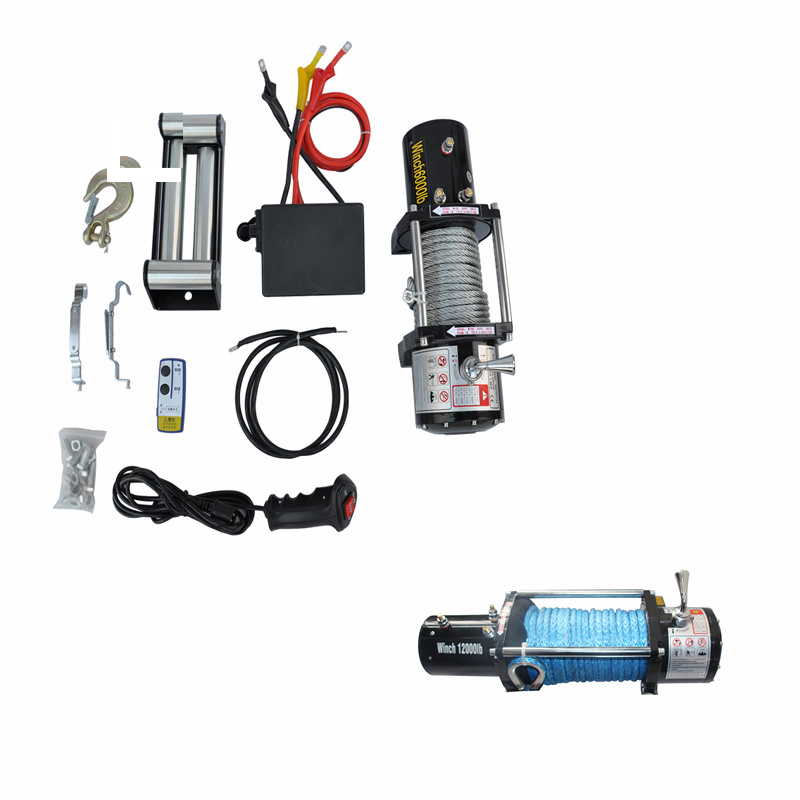 Контроллер электродвигателя лебедки 12 в 24 В 12000 фунтов 12 В электрическая лебедка
