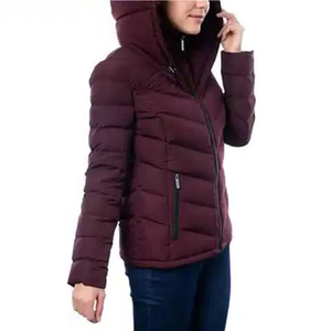 High Quality Women's Puffer Jacket Unique Embroidery Letter <b>Waterproof</b> Breathable Nylon Polyester New Arrival Fashion Design - Product Image 4