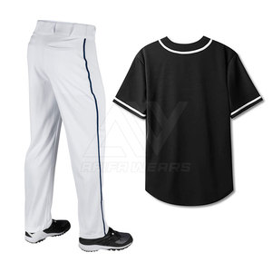 2024 ropa deportiva de béisbol y softbol transpirable personalizable para hombres, conjuntos de uniformes juveniles al por mayor - Product Image 6