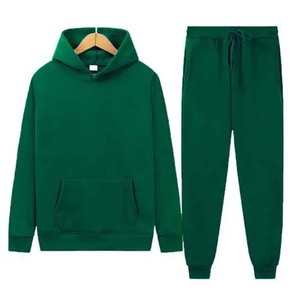 Wholesale Custom <b>Printed</b> Eco-Friendly Men's High Street Style Winter Sweat Two-Piece Track Suit with <b>Stand</b> Collar Zipper Closure - Product Image 2
