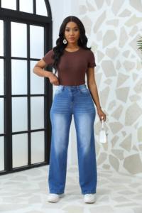 Ladies Pant Style Trousers Women's <b>Jeans</b> Pants New Stretch Denim Plus Size Breathable <b>Jeans</b> Cargo Pants Oversize - Product Image 2