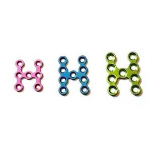 Maxillofacial H Plate <b>Mandible</b> Pack 5 Pcs Veterinary Stainless Steel Manual Dental Surgical Instruments Implant Kit CE Certified - Product Image 1