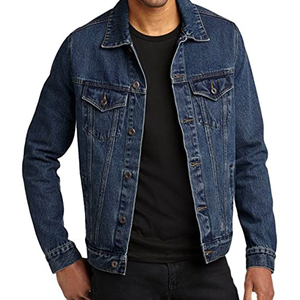 Vestes en jean pour hommes, nouvelle collection, vente en gros, style hip-hop personnalisé, vêtements d'hiver de qualité supérieure, boutons écologiques - Product Image 5