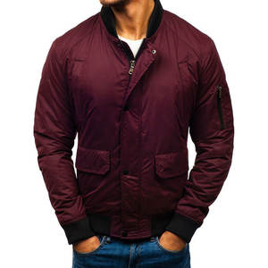 Chaqueta de bombardero de sublimación de alta calidad de servicio OEM para hombre, chaqueta de bombardero ligera y cómoda para hombre superventas - Product Image 1
