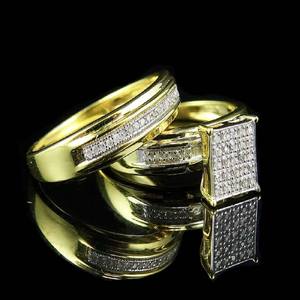 Design carré audacieux pour hommes Moissanite diamant glacé Hip Hop 925 bague en argent élégant bijoux à la mode - Product Image 4