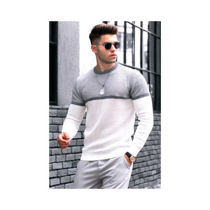 เสื้อสเวตเตอร์สำหรับผู้ชายเสื้อสเวตเตอร์แขนยาวแบบเต็มจัมเปอร์จากผู้จำหน่ายทั่วโลก - Product Image 2