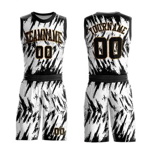 Vêtements de basket-ball respirants personnalisés en gros, tendance et très vendus, dernier design d'uniforme pour hommes, sublimé - Product Image 5