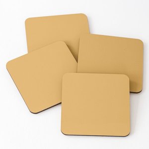 Sous-verres imprimés en bois antidérapants de haute qualité en vrac émail imprimé style indien sous-verres à thé tapis 4 pièces-bas quantité minimale de commande - Product Image 4