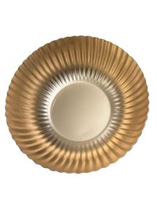 Meilleures ventes Bol de service rond en laiton martelé doré de luxe pour table décorative en métal - Product Image 4