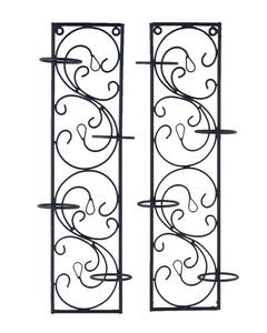 Portavelas de pared con pétalos retorcidos para velas de té, Diya - Product Image 2