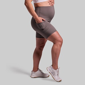 Pantalones Cortos de Maternidad de Bambú de Verano, Elásticos, Transpirables, con Bolsillos para Mujer, Venta al Por Mayor Personalizada - Product Image 4