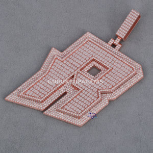 Trending <b>Initial</b> Letter Fine Jewelry Collection Crafted in 925 Sterling <b>Silver</b> with Moissanite Diamond New Customize <b>Pendant</b> - Product Image 5