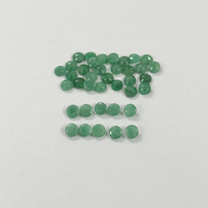 พลอยสีเขียวซาโกต้ามรกตทรงกลม3มม. 4มม. 5มม. 6มม. 7มม. พลอยล้ำค่าที่ได้รับการรับรองในราคาโรงงานขายส่ง - Product Image 6