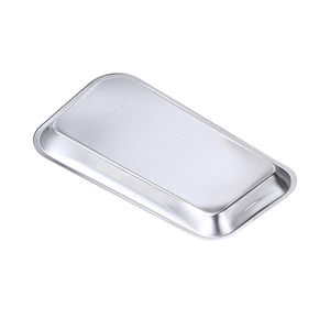 Plateau chirurgical professionnel en acier inoxydable pour les procédures dentaires Utilisation manuelle Instruments de laboratoire médical Plateau d'hôpital OEM Faible taux - Product Image 6