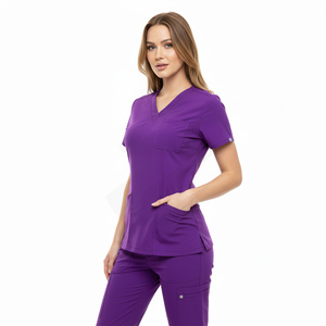 Ensemble d'uniformes pour infirmières professionnelles, blouses médicales, fabricant en gros OEM ODM - Product Image 6