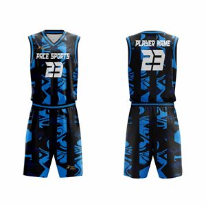 Uniforme de Baloncesto Unisex al por Mayor, 100% Poliéster, Diseño Personalizado, Secado Rápido, Jersey Estampado Transpirable, Sin Mangas para Verano - Product Image 2