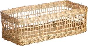 Panier en jonc de mer fait à la main Vietnam jouets stockage Bolga panier lavage stockage Boho panier organisateur de cuisine - Product Image 3