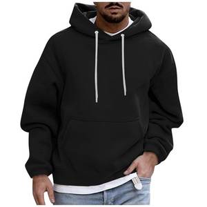 Hoodies Sweatshirt Winter Solid Color Plush Warm Coat <b>Fleece</b> <b>Sweater</b> Casual Coat Pocket <b>Sweater</b> Autumn Coat Hoodies - Product Image 5