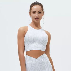 Sujetador deportivo de talla grande para mujer, ropa interior de alta calidad, sin costuras, con relleno para gimnasio, entrenamiento de alto impacto, Yoga, OEM ODM - Product Image 1