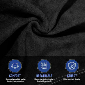 Veste de soudage en coton ignifuge légère résistante à la chaleur vêtements de sécurité anti-étincelles durables vêtements de sécurité industriels - Product Image 6