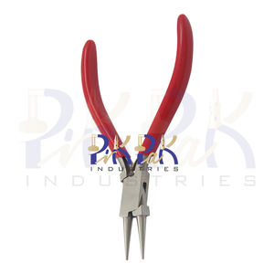 Round Nose Pliers 130mm Smooth Jaws With Spring PVC Handles Box Joint Jewelry Making DIY Crafts Needle Nose Pliers - Product Image 6